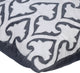 Grey Modern Farmhouse Throws Leather 20"x20" Abstract Pattern, Aathma