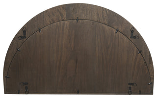 Celeste Dark Brown Wood Small Mirror