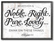 Stupell Ind. Noble Right Pure Lovely Framed Giclee Art, 11x14