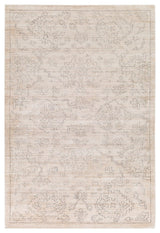 Hightower Traditional Beige, Charcoal Area Rug, 4'x6'