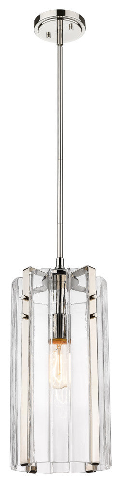 Zlite 3036P8-PN 1-Light Pendant, Clear