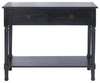 Safavieh Allura 2 Drawer Console Table, Black