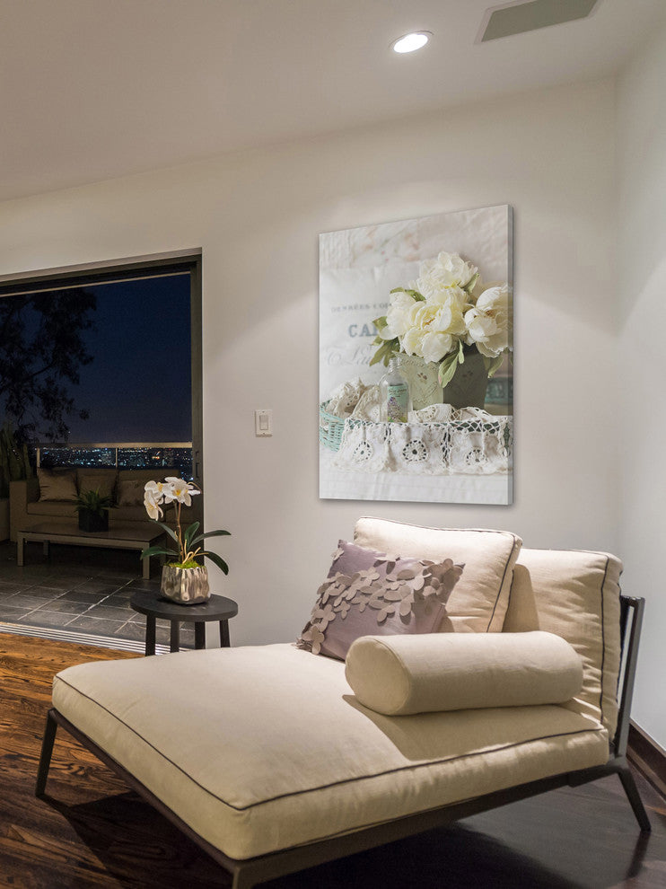 Marmont Hill, "Belle Jardin" by Sylvia Cook Painting on Wrapped Canvas, 40x60