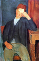 Amedeo Modigliani Young Peasant, Also known as The Young Apprentice Canvas Wrap