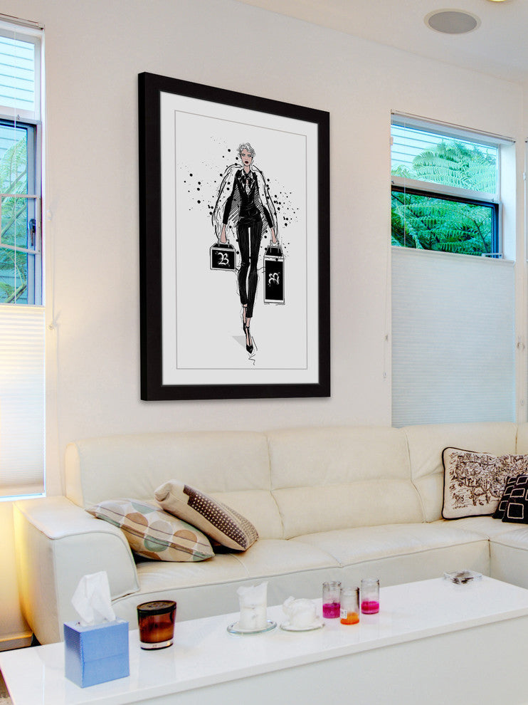 "Queen Bae" Framed Paper Print by Loretta So, 40x60 cm