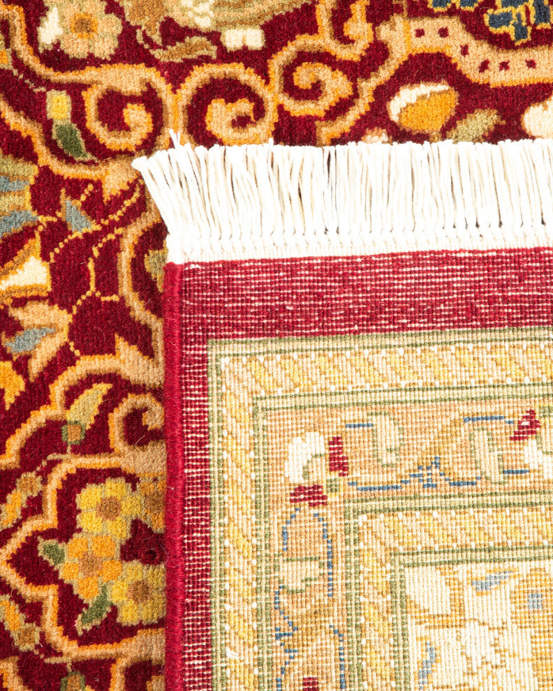 Mogul, One-of-a-Kind Hand-Knotted Area Rug Red, 2'6"x12'1"