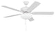 Generation Lighting. Linden DC 52 LED 52``Ceiling Fan 5LDDC52RZWD