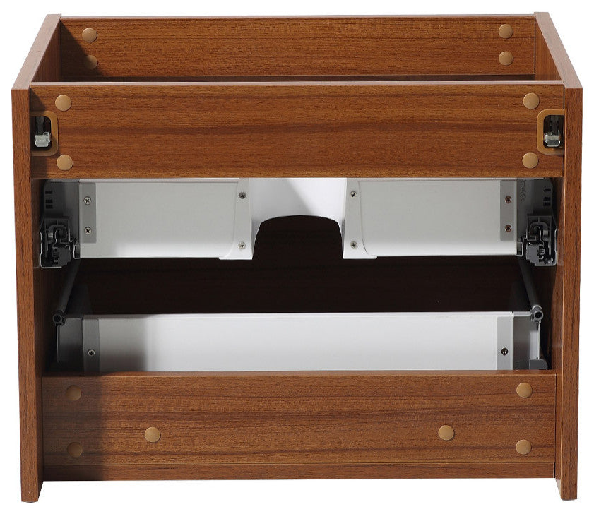Nano 24" Bathroom Cabinet, Base: Teak, Base Only