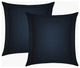Delara 100% Eucalyptus Lyocell Tencel Euro Sham Set of 2, 26"x26", Carbon