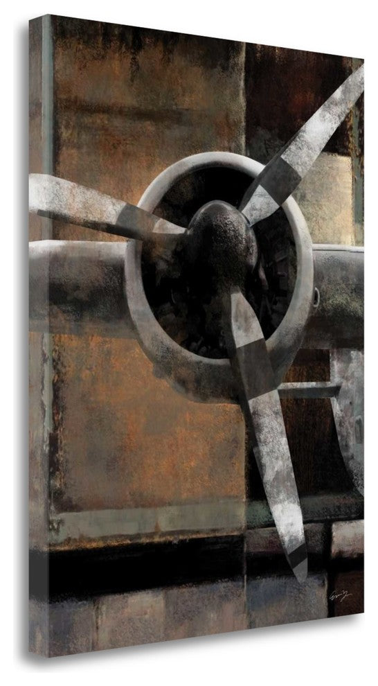 "Leading Edge V" By Eric Yang,Ready to Hang Giclee Print on Gallery Wrap Canvas
