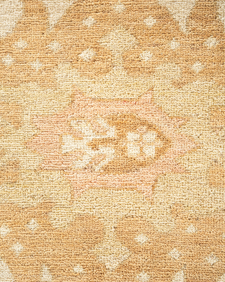 Eclectic, One-of-a-Kind Hand-Knotted Area Rug Ivory, 11' 10" x 17' 8"
