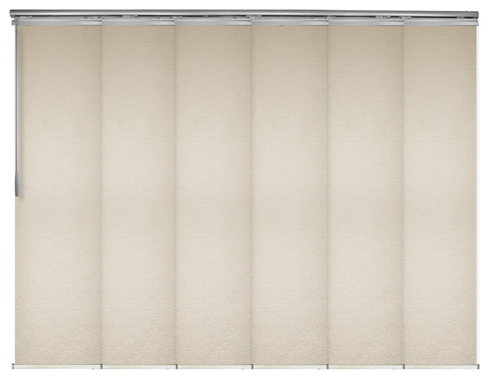 Natalia 6-Panel Track Extendable Vertical Blinds 98-130"W