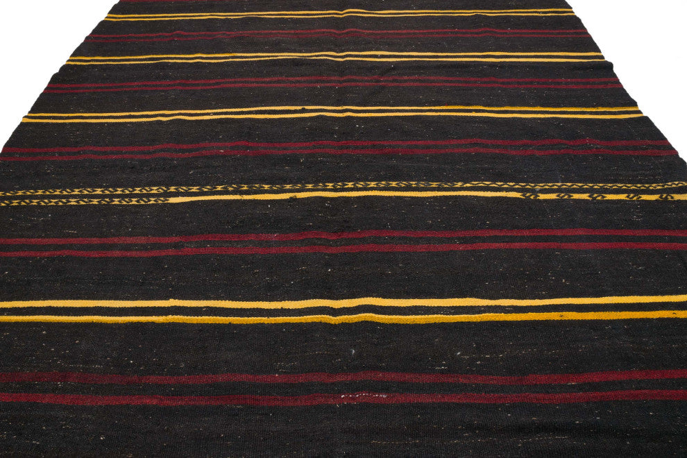 Vintage Anatolian Kilim Rug 7' 5" x 13', 89 in. x 156 in.