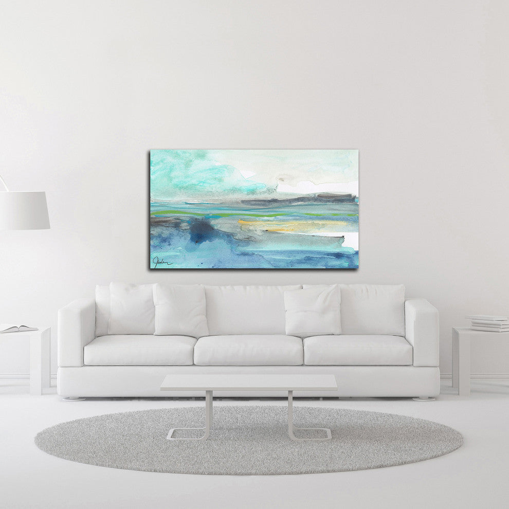 Tempestuous Sea by Jan Weiss, Print on Canvas, 28"x16"
