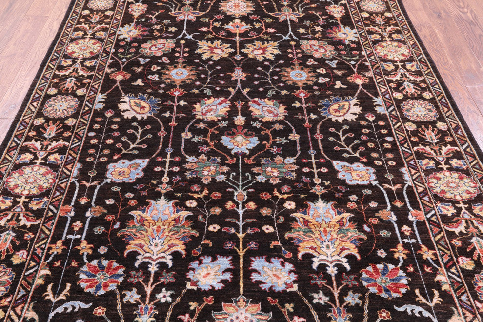 Handmade Persian Tabriz Wool Rug 6' 1" X 8' 9" Q11278