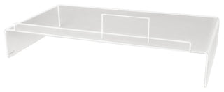 Acrylic Monitor Stand and Keyboard Storage