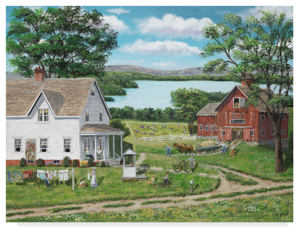 Bob Fair ''Summer Memories Barn'' Canvas Art