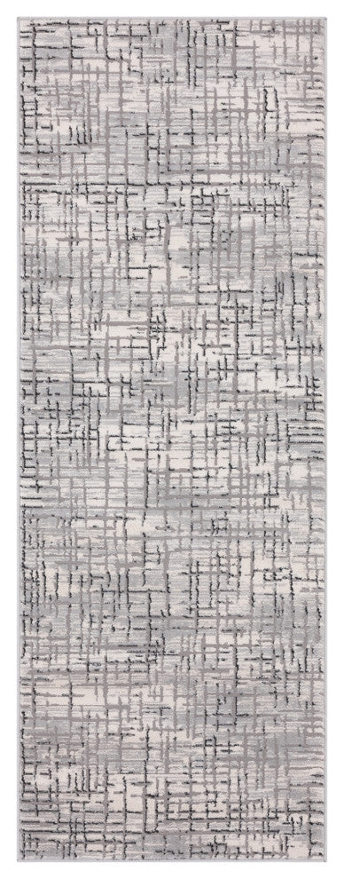 United Weavers Austin Eli Grey Runner Rug 2'7" x 7'4