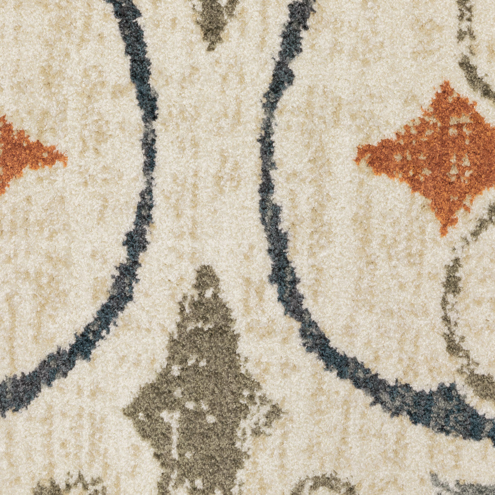 Oriental Weavers Fiona Indoor Rug Grey/ Beige 2'3" X 7'3"