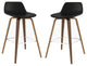 Randolph Bentwood Counter Stool, Set of 2, Black