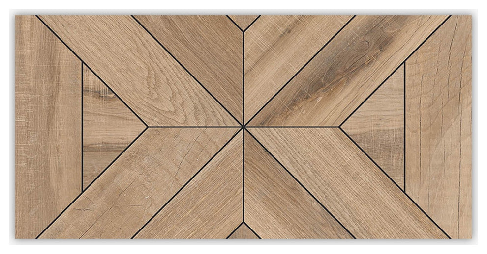 Birmingham Oak Textured 24x24 Porcelain Pattern