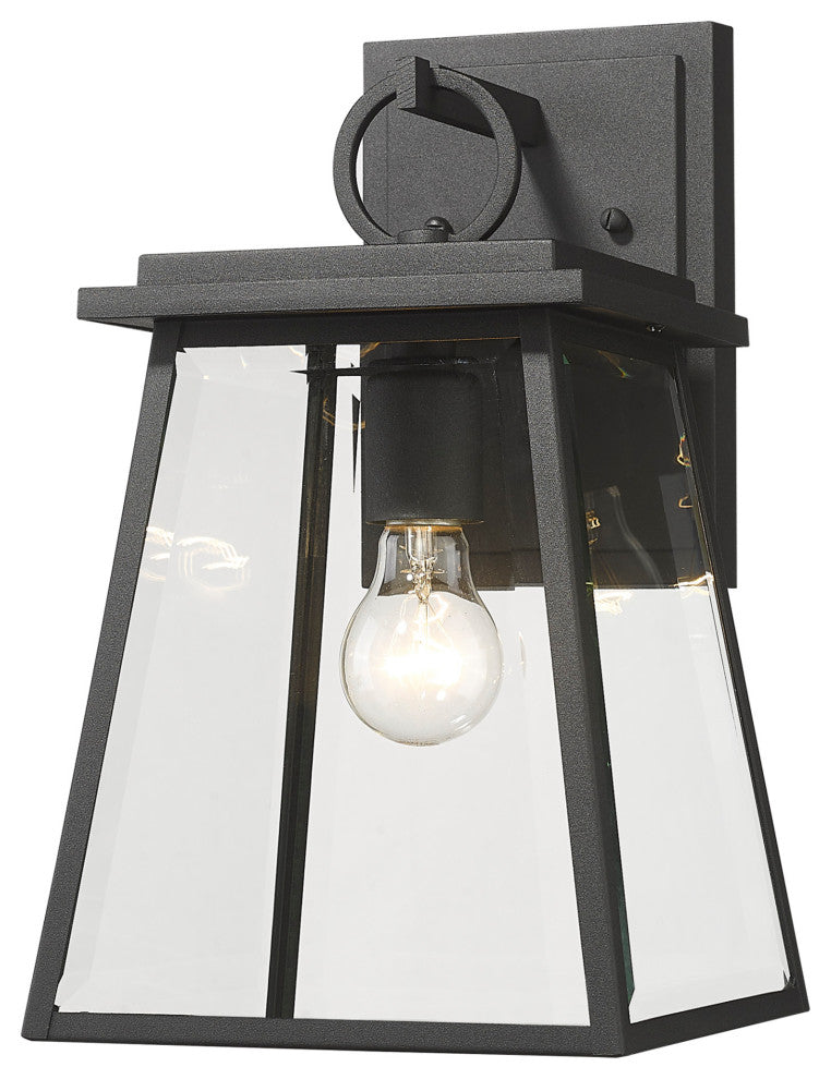 Z-Lite 521S Broughton 15" Tall Marine Grade Wall Sconce - Black