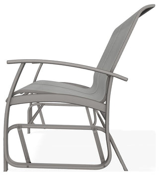 Belle Isle Sling 2-Seat Glider, Alloy/Warm Gray