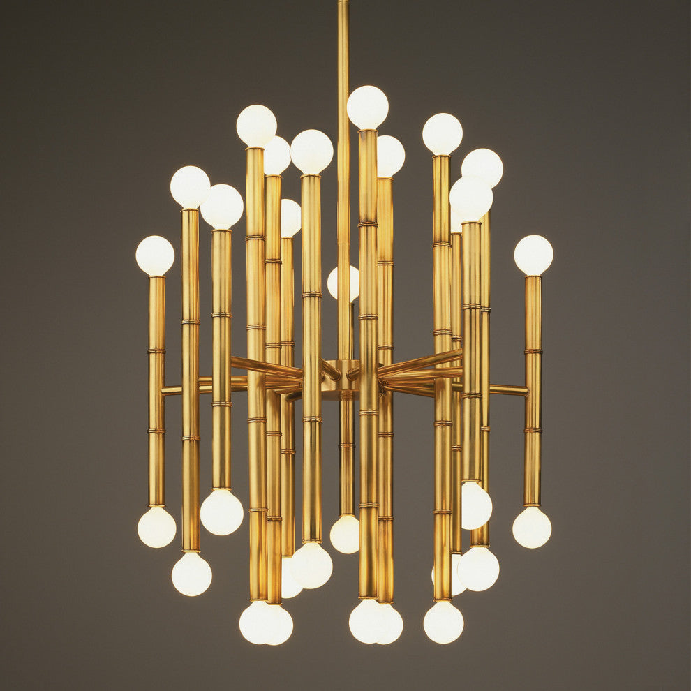 Meurice Chandelier, Modern Brass