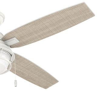 Hunter Fan Company Ocala Fresh White Ceiling Fan With Light, 52"