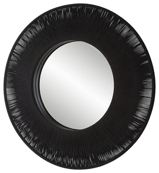 Uttermost 09823 Sailor's Knot Black Round Mirror