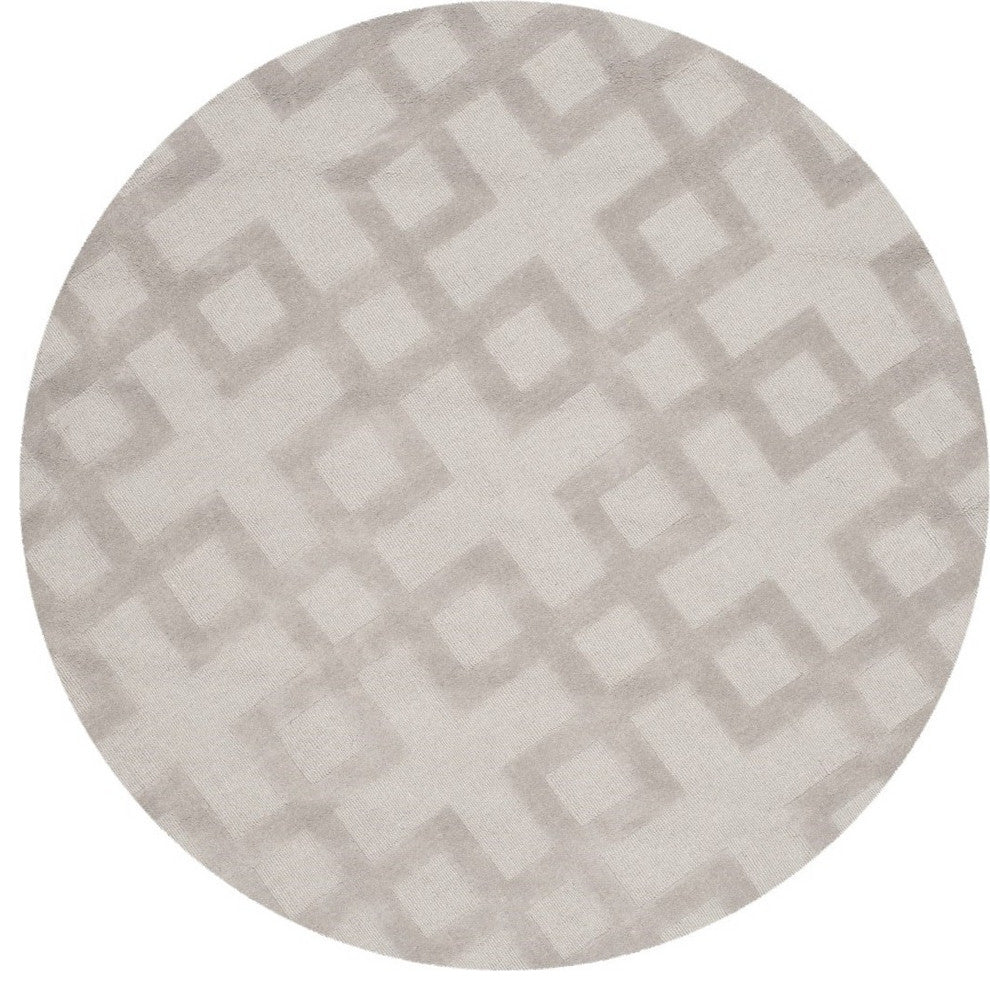 Safavieh Impressions IM311A 6' Square Gray Rug