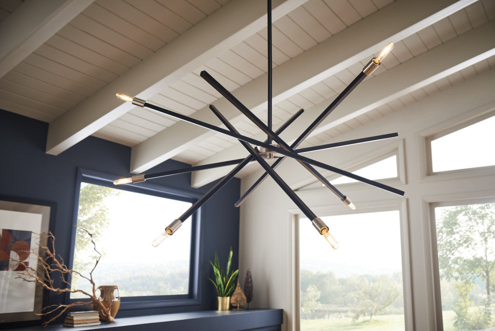 Hinkley Archer Large Adjustable Single Tier, Satin Black