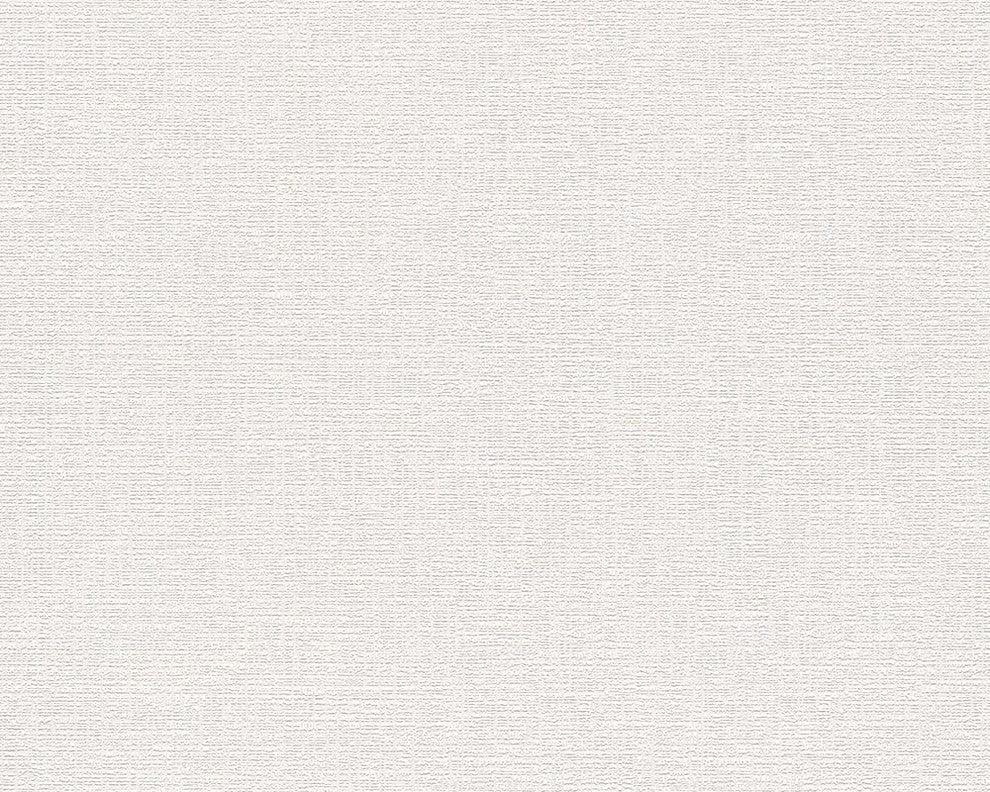 Ok6, Textile Natural Fresh Garden White Wallpaper Roll