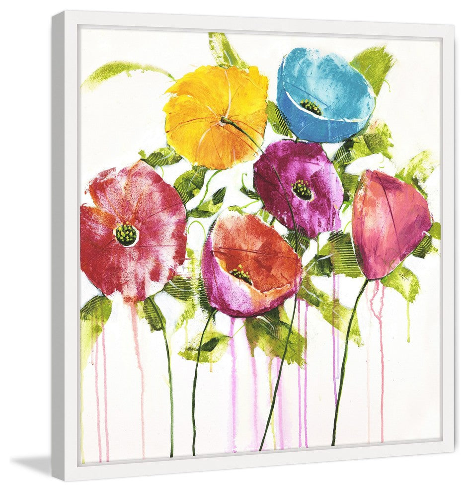 Marmont Hill, "Pop of Color II" by Julie Joy Framed Painting Print, 12x12
