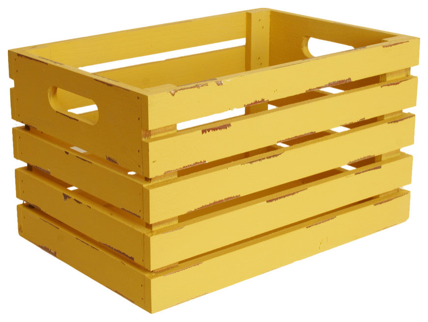 Wald Imports Multi Wood Decorative Storage Crates, Set of 3