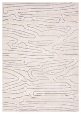 Label J Newlyn EVA01 Abstract Ivory Area Rug, 5'x8'