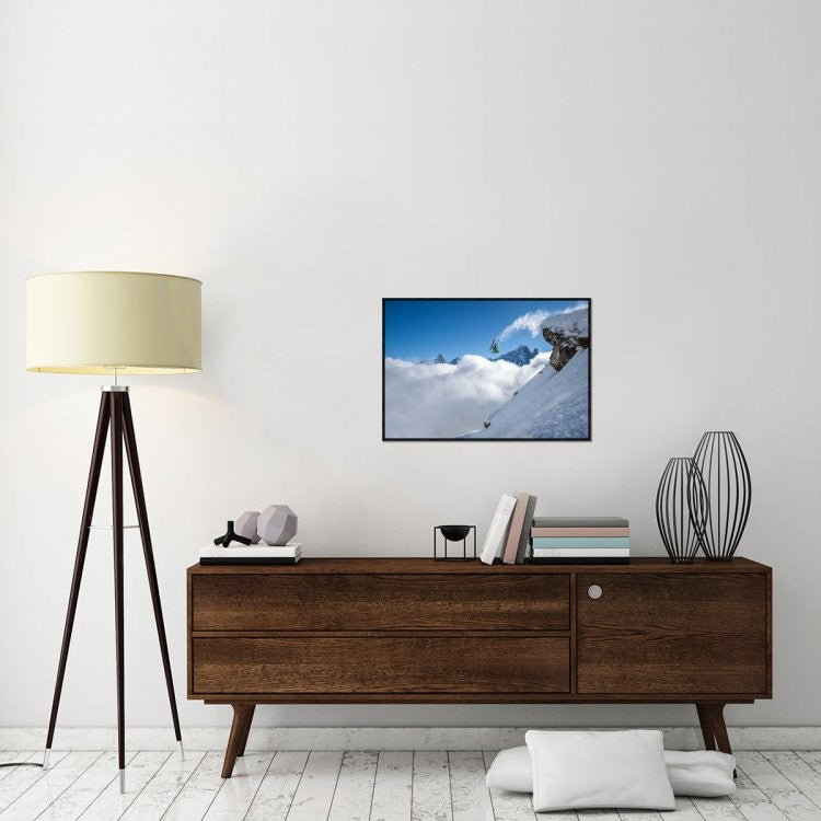 "Lincoln Loop" Framed Canvas Giclee by Tristan Shu, 31x21"
