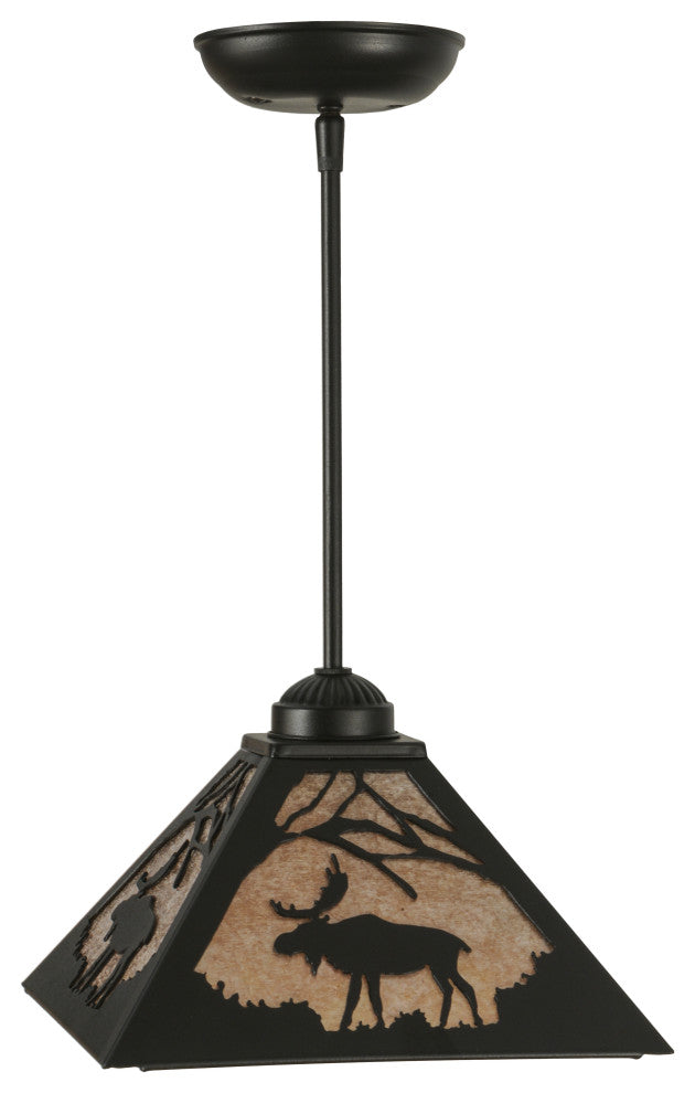 10Sq Lone Moose Mini Pendant