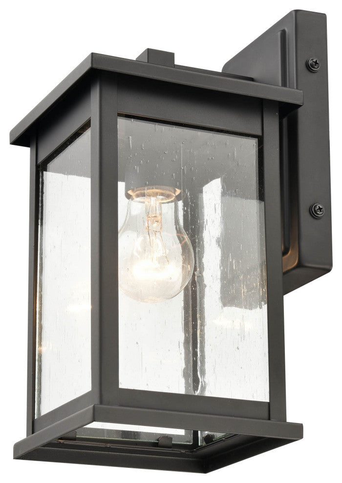 1 Light 5.75 in. Powder Coat Black Outdoor