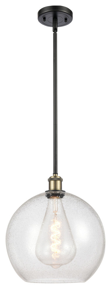 Innovations 516-1S-BAB-G124-12-LED 1-Light Mini Pendant, Black Antique Brass