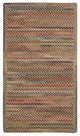 Capel Kill Devil Hill Dusty Multi 0210_910 Braided Rugs - 24" X 8' Runner Cross
