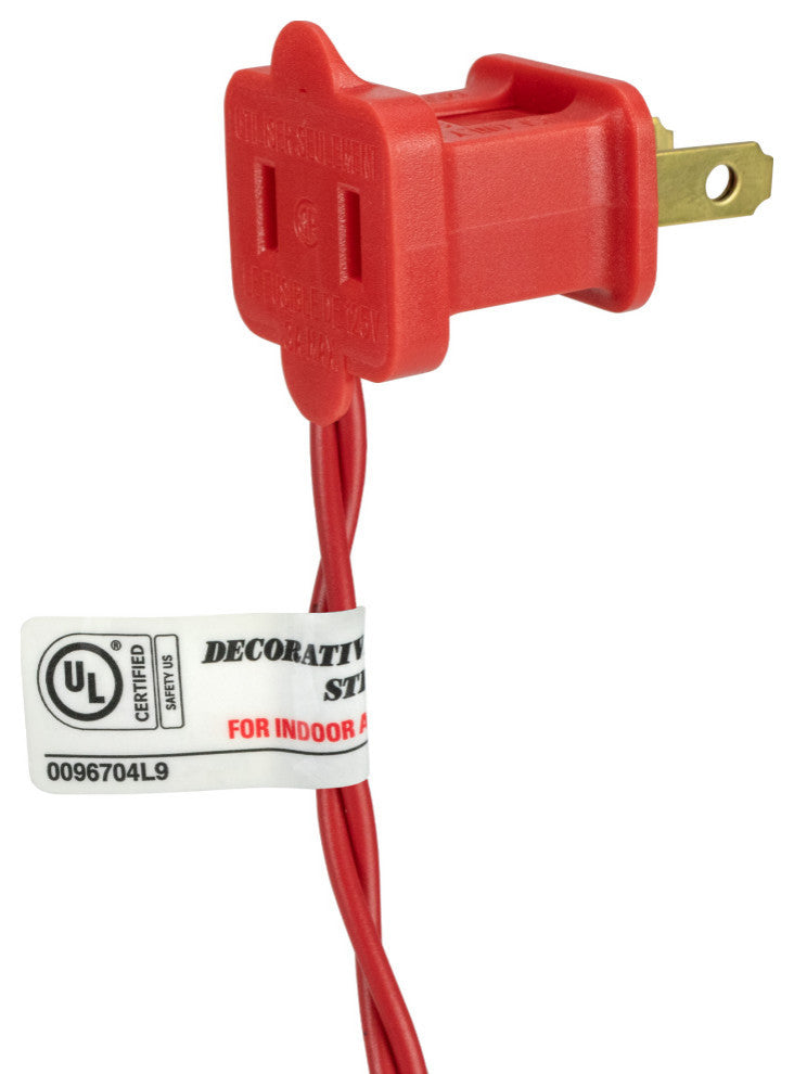 50ct Red & Pink Mini Valentine''s Day Light Set 10'' Red Wire