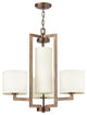 Hinkley Hampton Chandelier Small Single Tier, Brushed Bronze