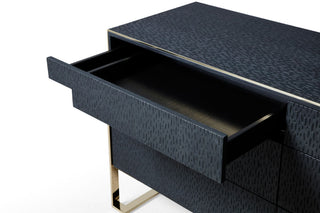 Modrest Athena and Rothsay Modern Grey Fabric, Wenge, Gold Bedroom Set
