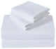Kathy Ireland 6 Piece Brushed Microfiber Sheet Set, White, King