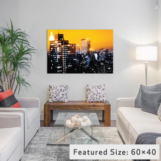 "Yellow Night NYC" by Philippe Hugonnard, 26x18x1.5