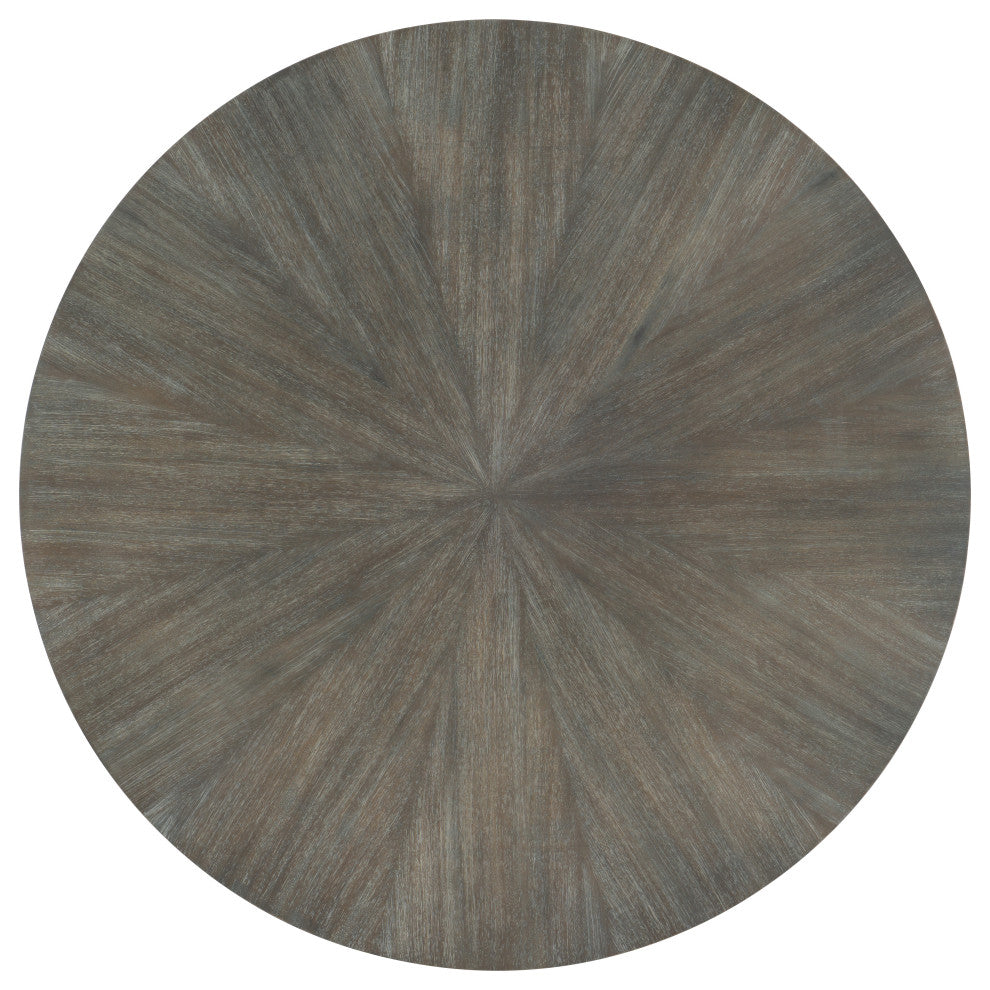 Round Cocktail Table, Golden Brown