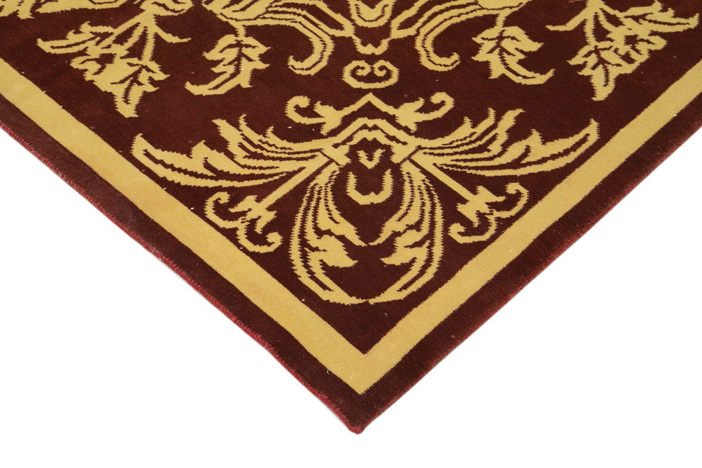 Rug N Carpet - Handwoven Oriental 9' 3" x 12' 4" Unique Oushak Area Rug