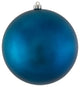 12" Sea Blue Matte Ball Uv Drilled Cap