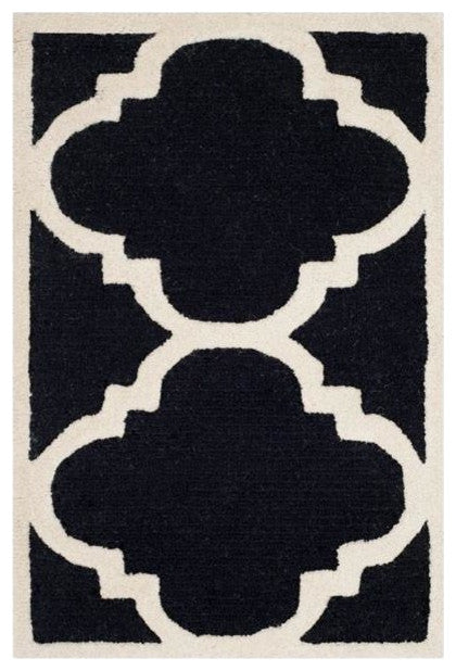 Safavieh Cambridge CAM140E 8' Square Black Rug